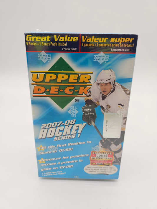 2007-08 Upper Deck Hockey Series 1 Blaster Box Sealed